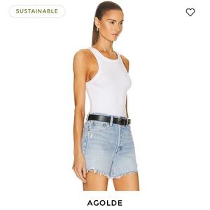 Agolde Poppy tank White . Size M